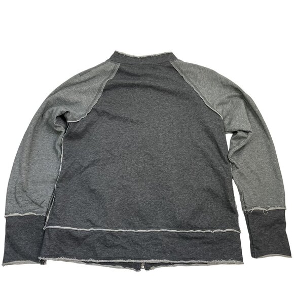 Sundance Womens Embroidered Gray Zip-Up Jacket Bomber Size S/M - Picture 7 of 9